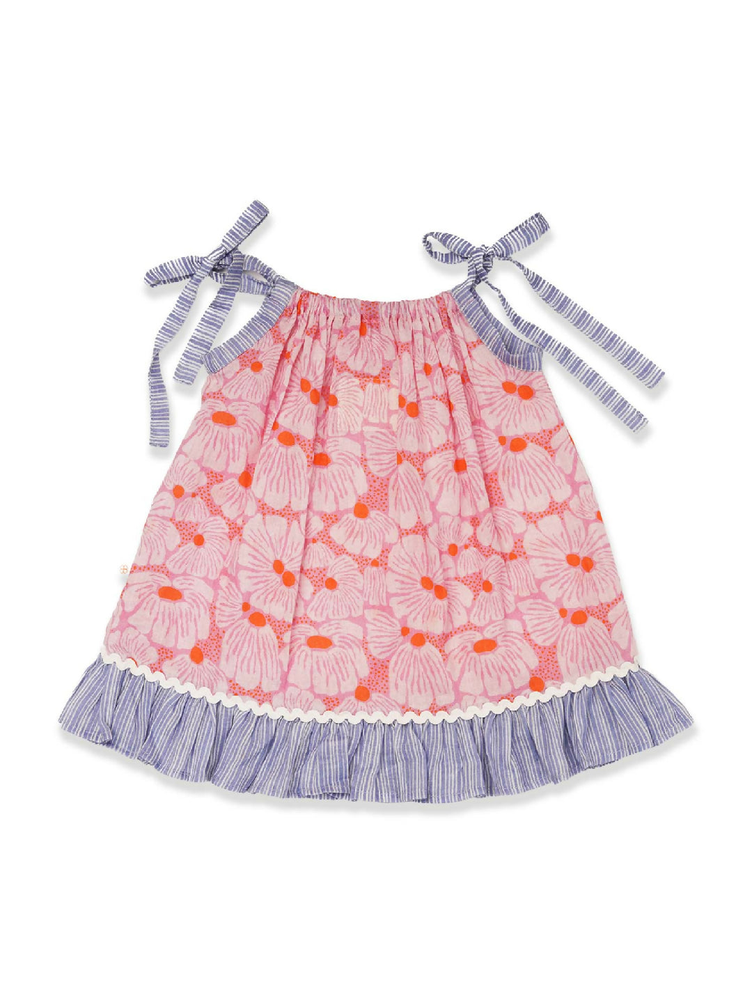 Organic Cotton Baby Girl Frocks and Dresses | Sleeveless Girl Dress for Casual Wear