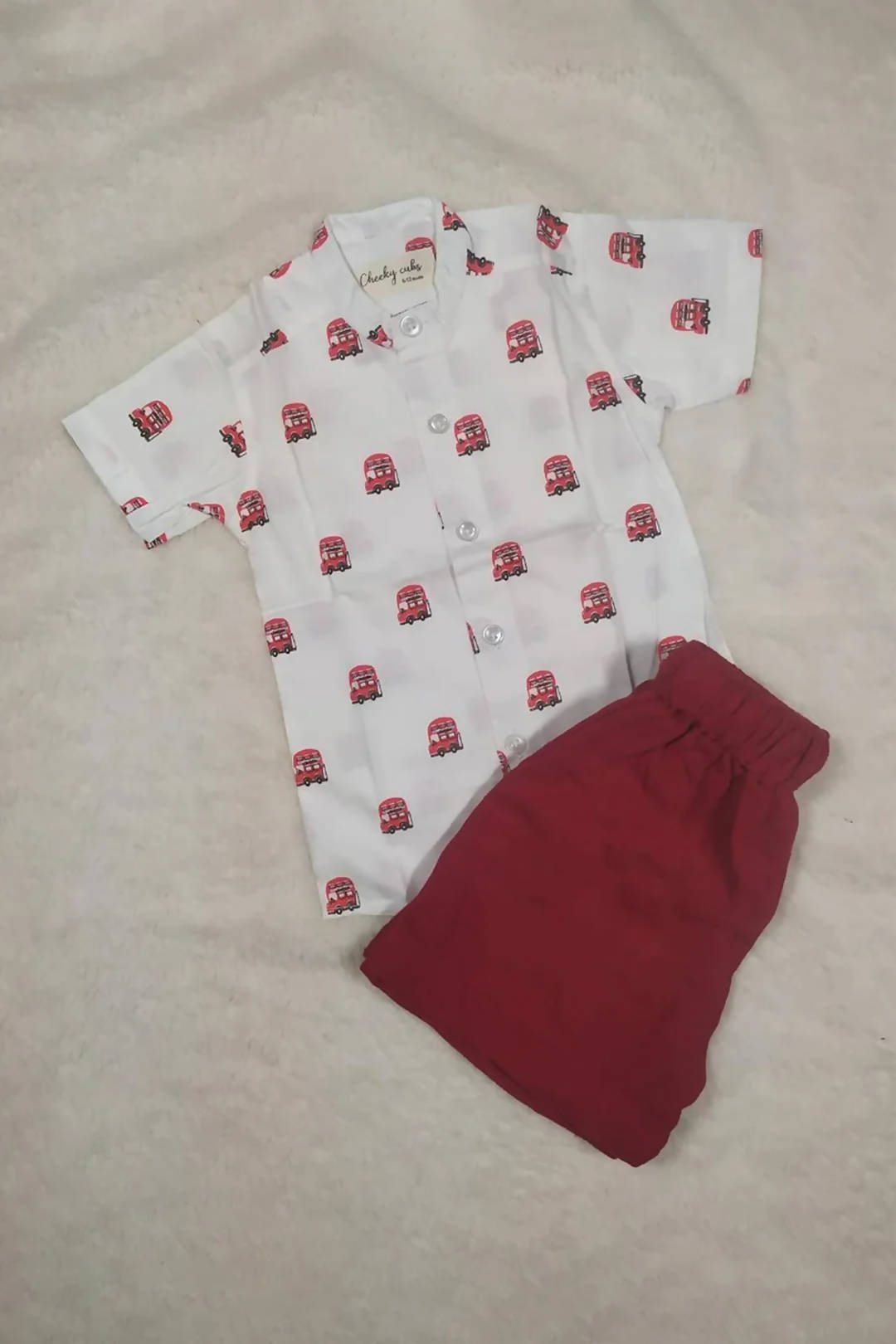 Red Bus - Boys Co-Ord Set