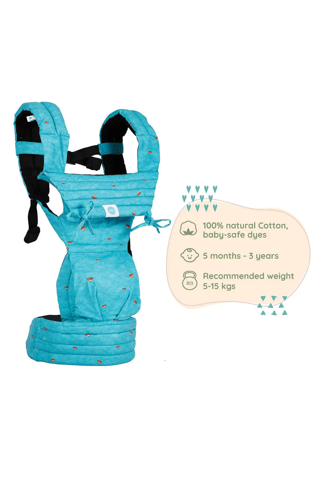 Maasa Cotton Printed Anya Baby Carrier