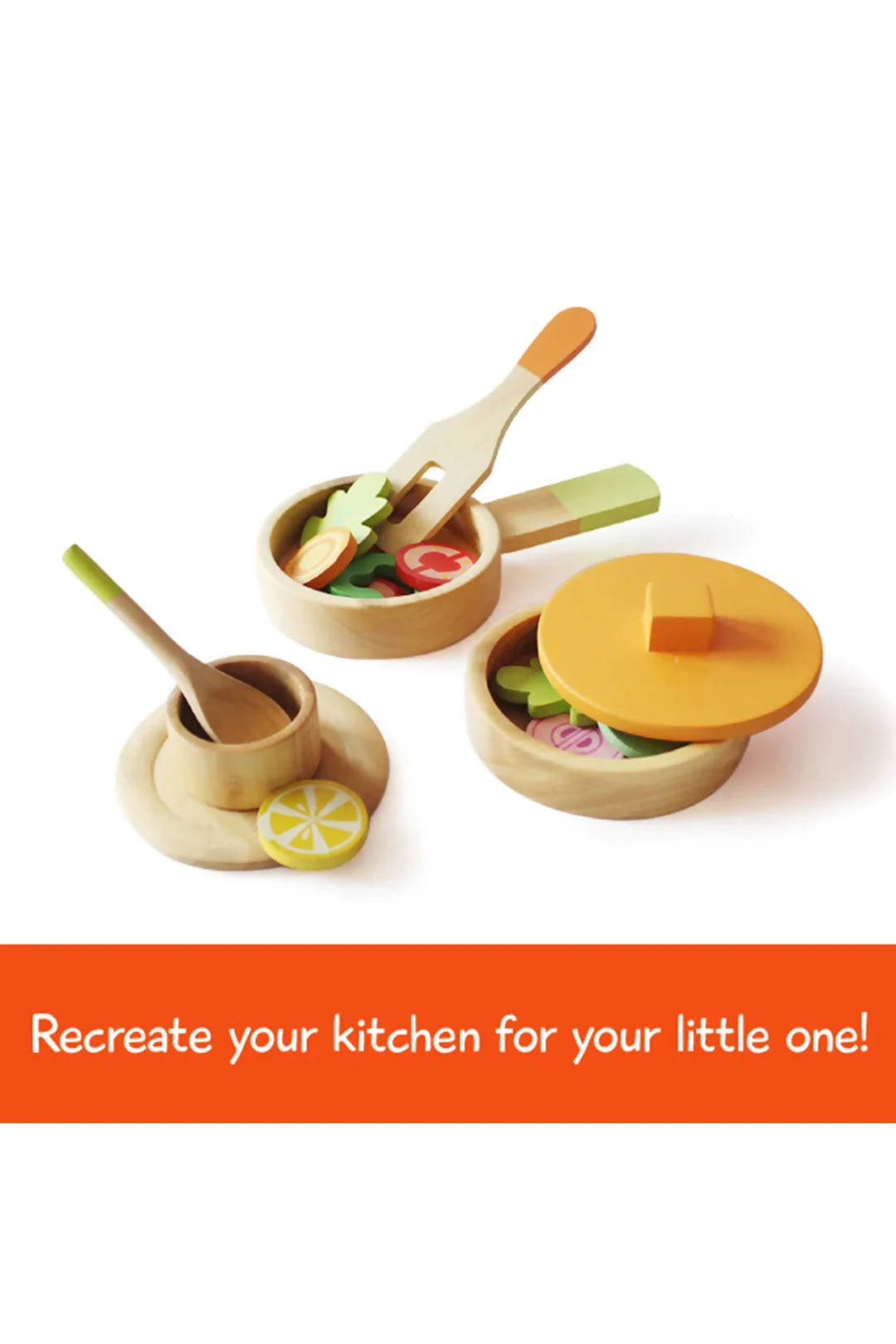 Li'L Chef Wooden Cooking Set