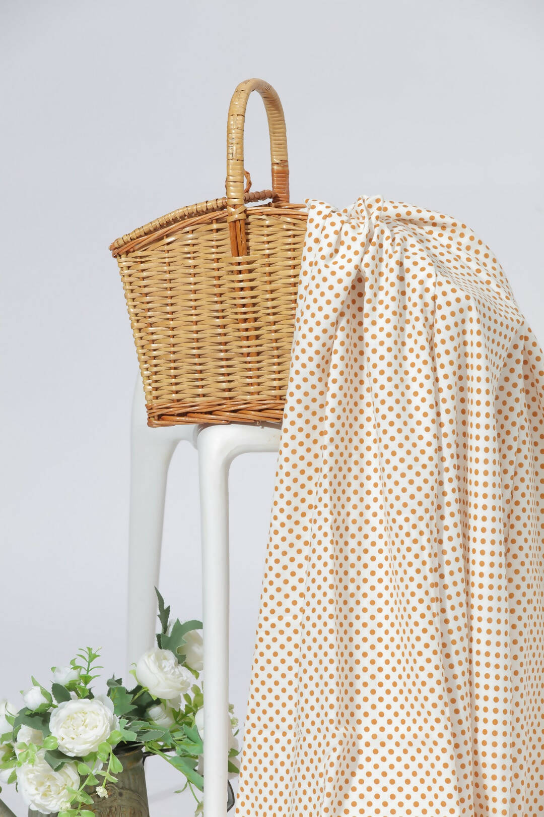 Dots Printed Organic Bamboo Swaddle