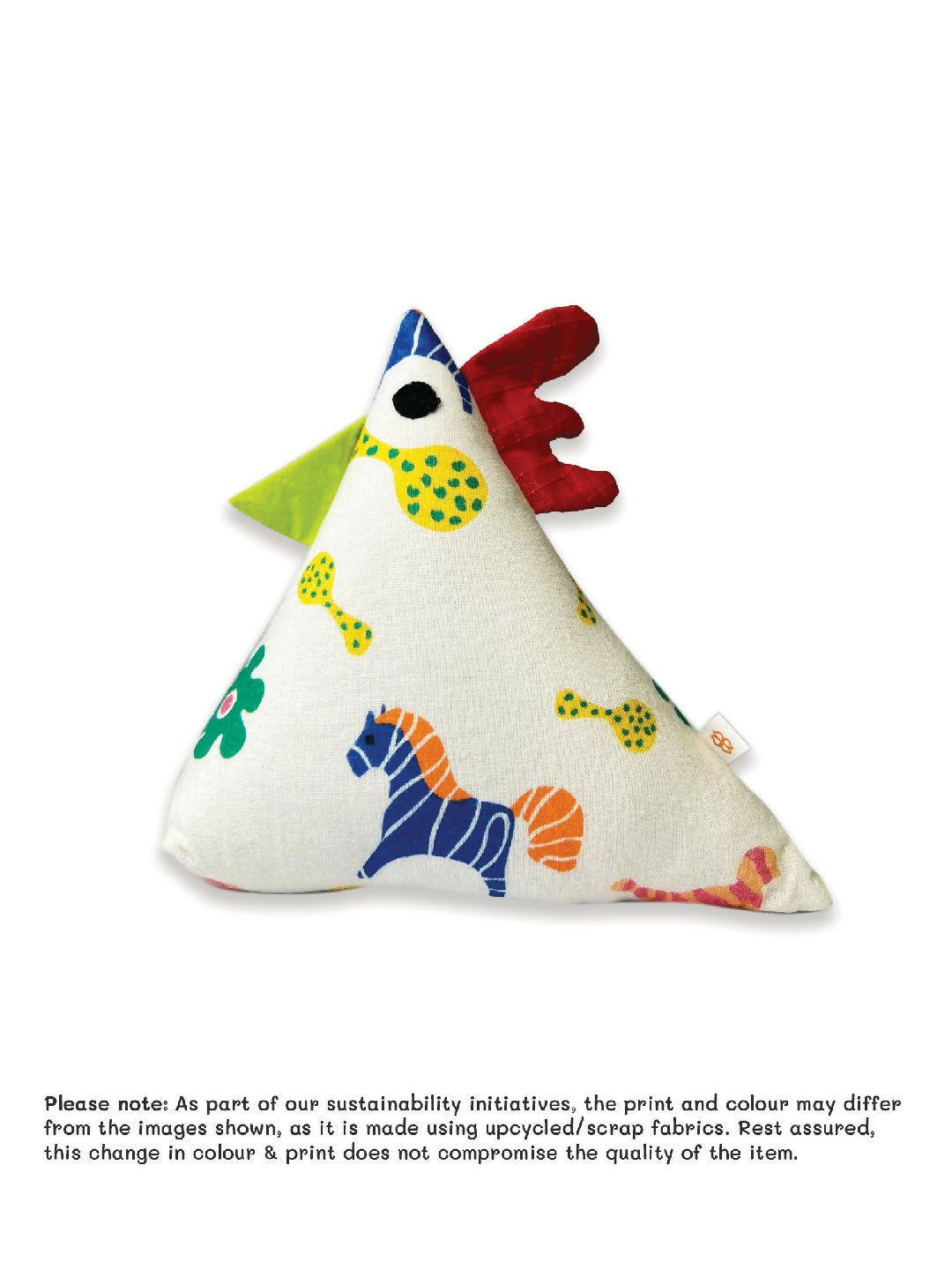 Sustainable Plush/Soft Toy for Baby Boys, Girls and Kids - Hen