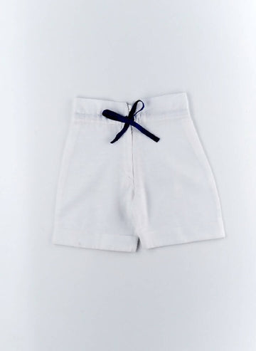 Linen Shorts With Drawstrings