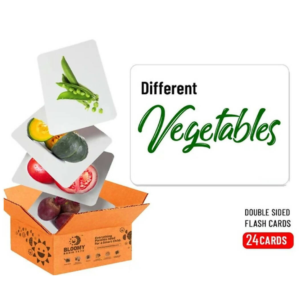 Vegetables - Baby Flash Cards - 24 Cards