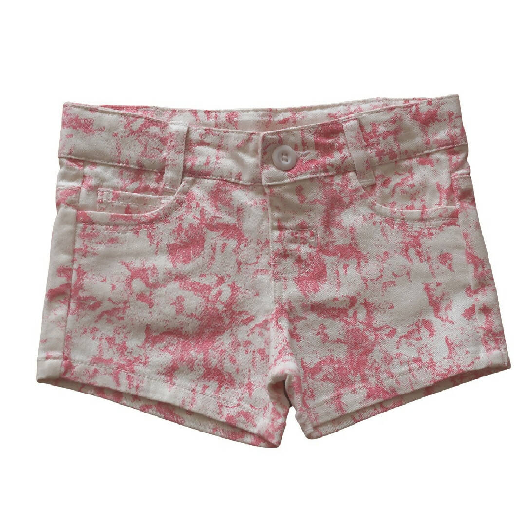 Abstract pink shorts