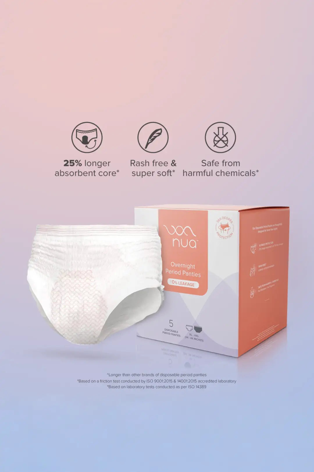 Nua Overnight Period Panties| 5 (XL-XXL)