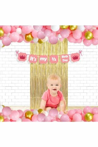 Pink Half Birthday Foil Kit