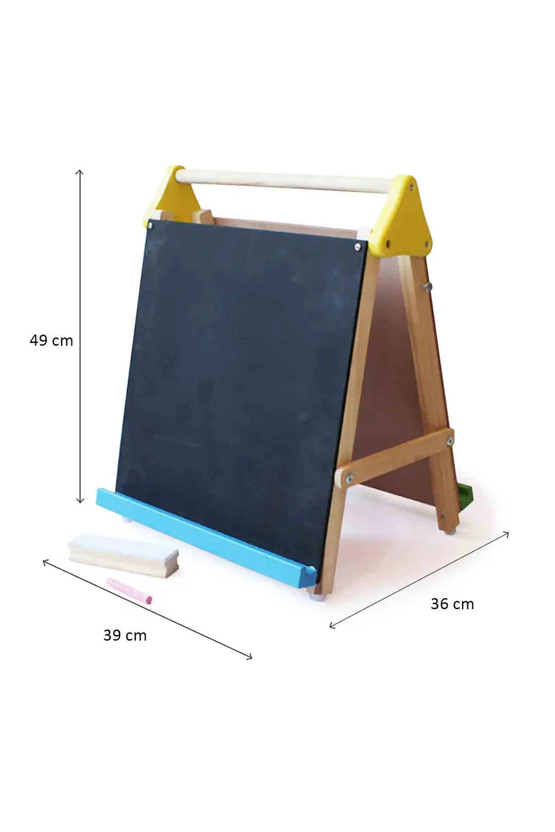 Wooden Table-Top 3-In-1 Drawing Board