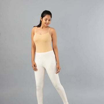 MyCybele ECRU Churidar Leggings