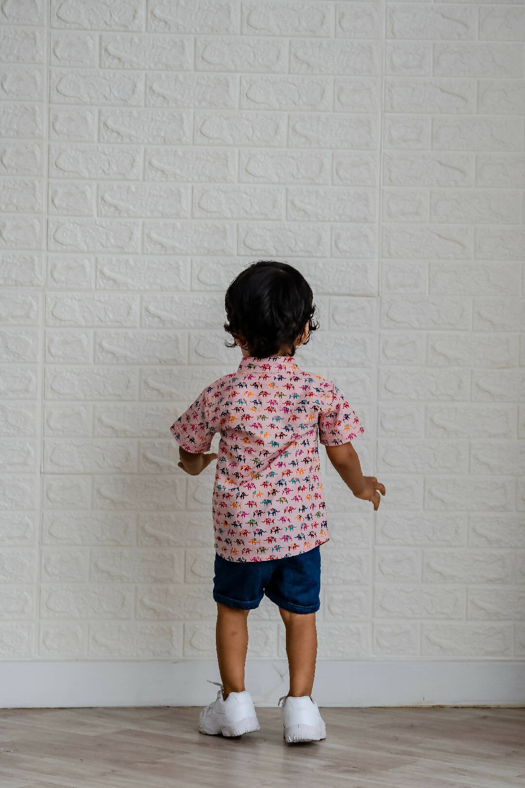 Pink Ellie boys shirt - pure cotton