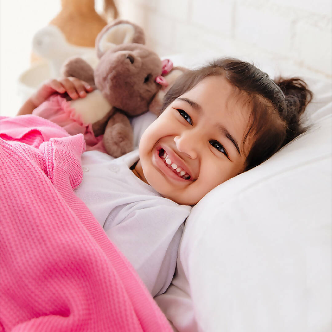 Baby Pink Organic Cotton Baby Blanket