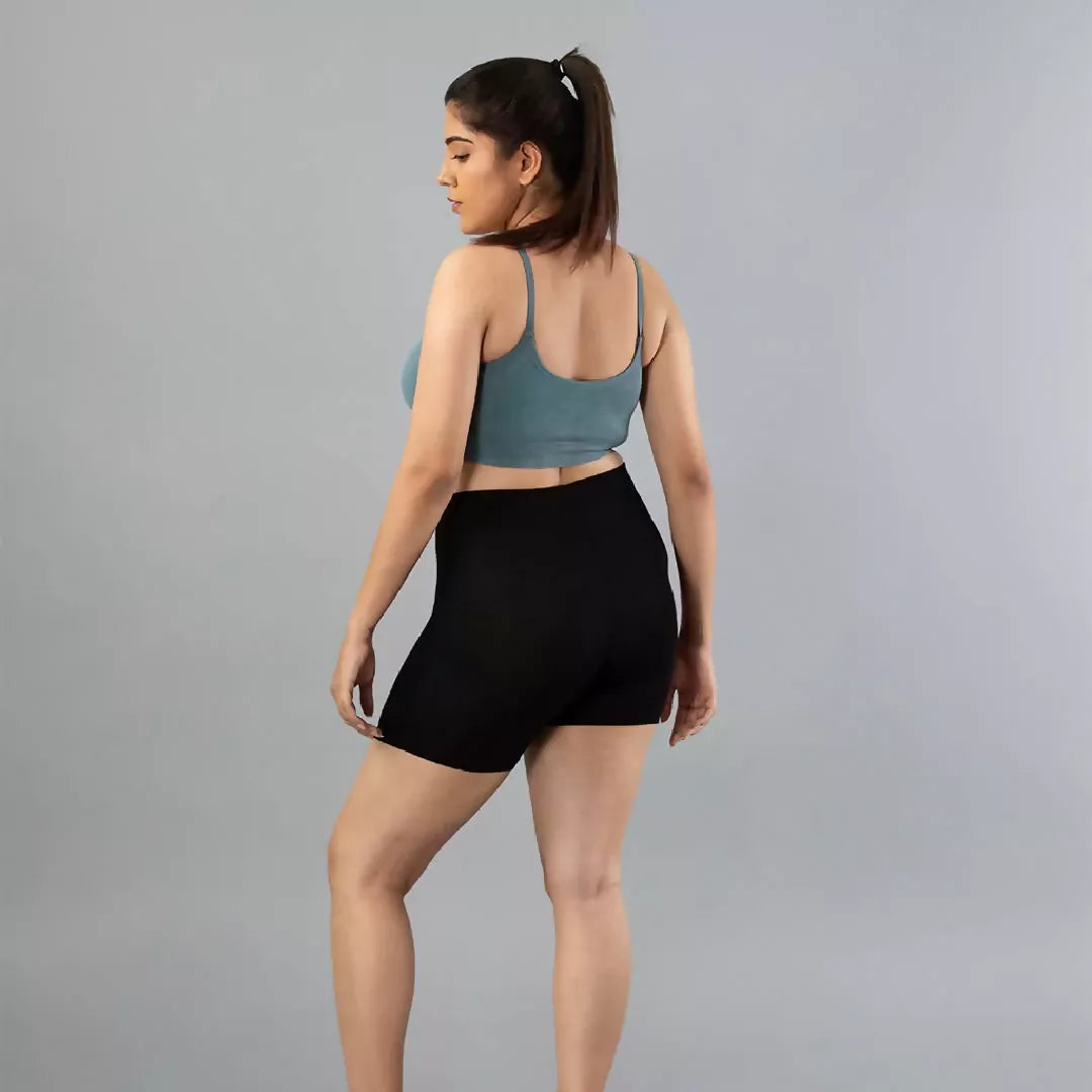 MYCYBELE COTTON ANTI CHAFING SHORTIES – BLACK