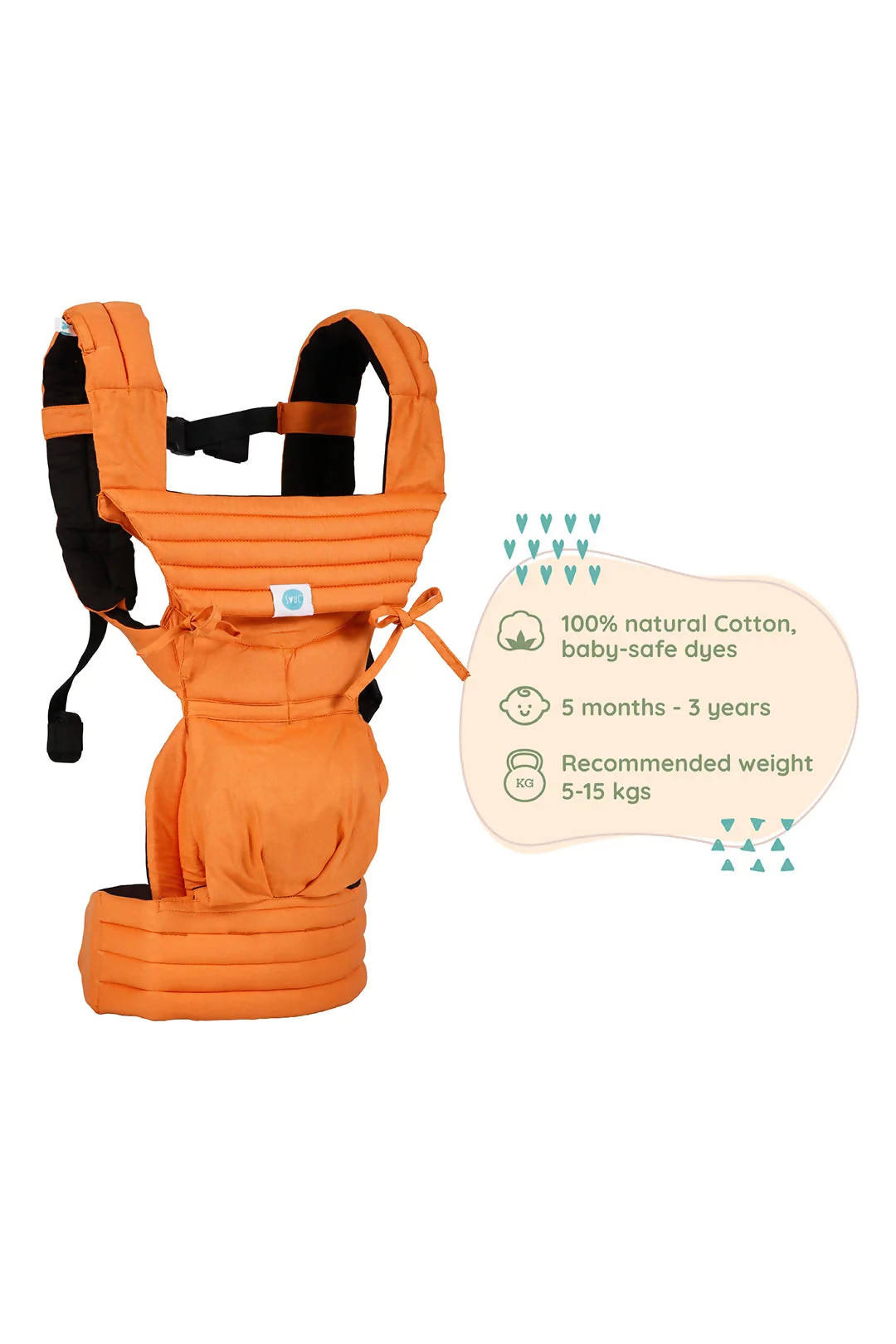 Santra Soild Cotton Anya Baby Carrier