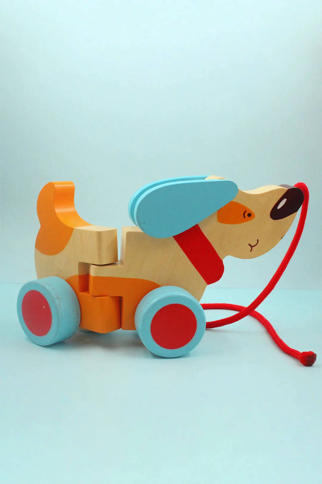 Bruno-The Dog - A Wooden Pull Along Toy