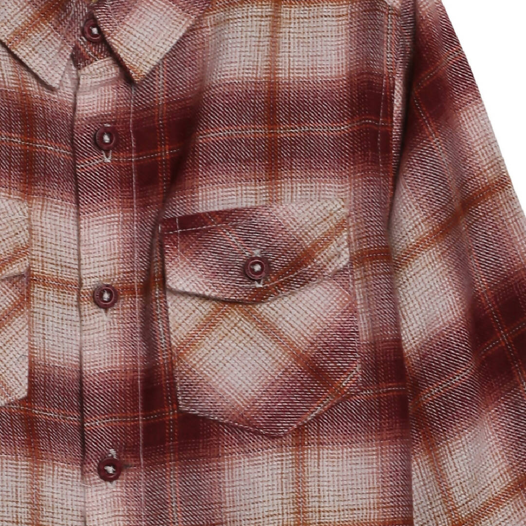 Ruby plaid checks shirt