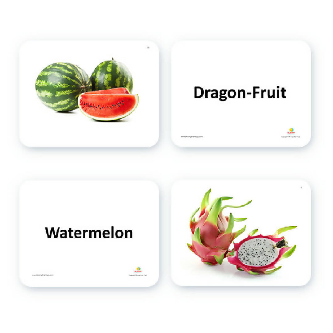 Fruits Flash Cards - 27 Cards