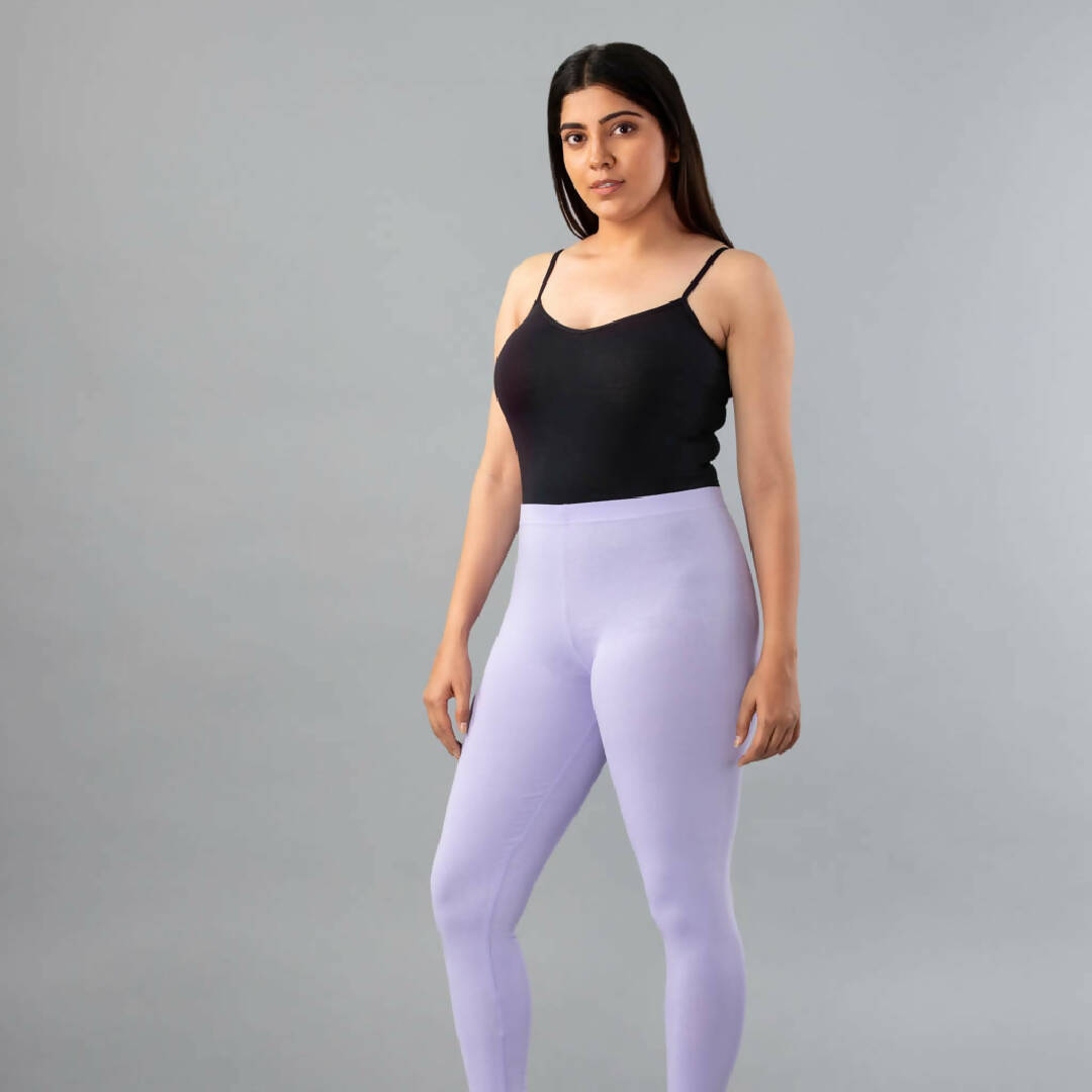 Lavender Cotton Ankle Leggings