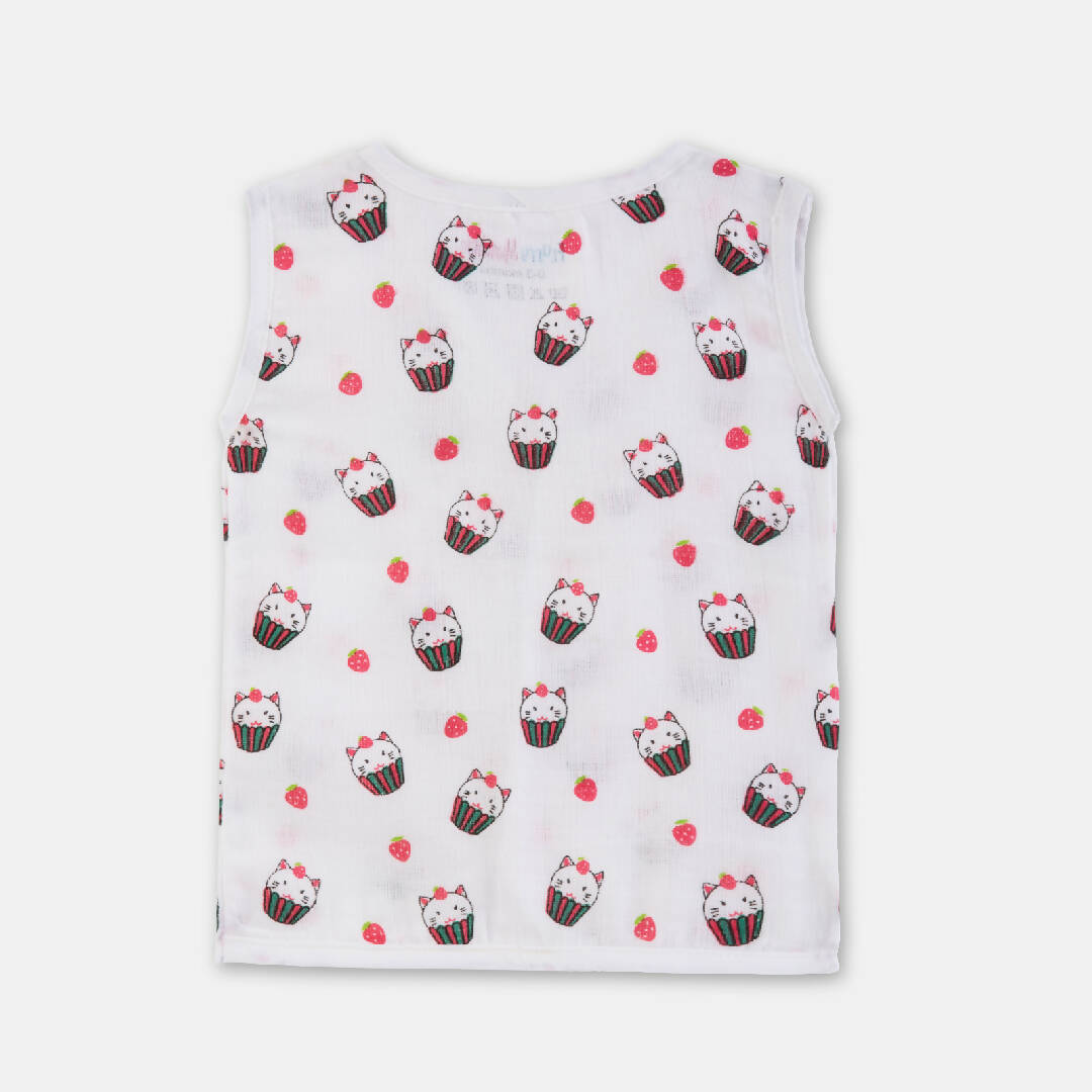 Strawberry Kitty Newborn Jabla Nappy Set