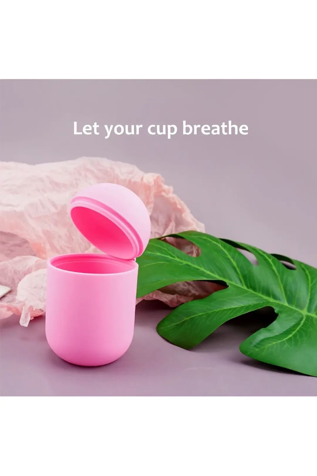 Menstrual Cup Sterilizer and Case for Women