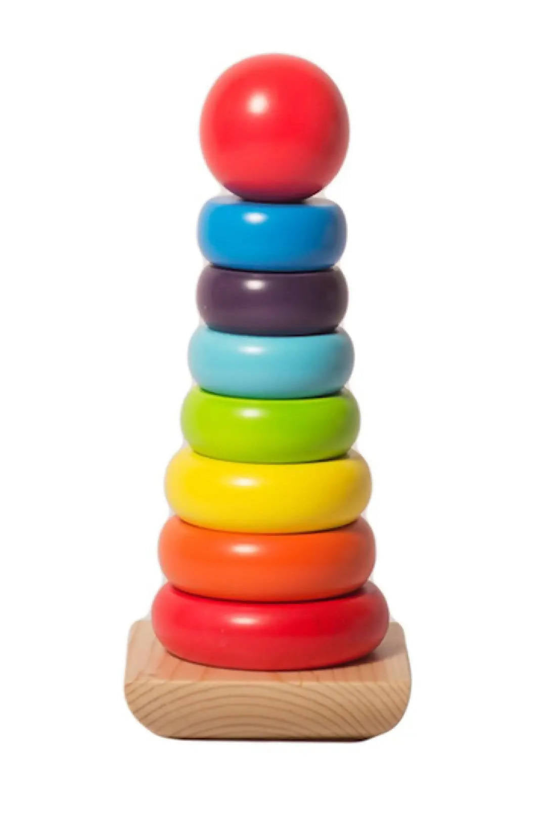 Rainbow Wooden Stacker