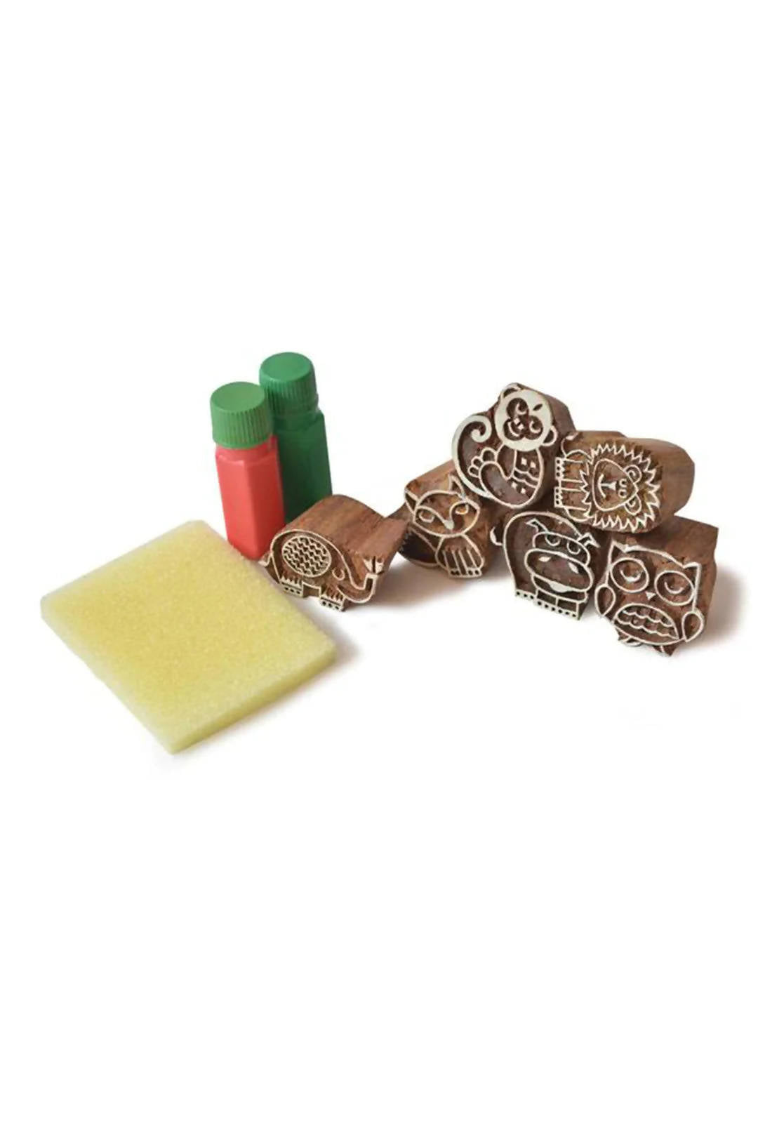 Wooden Stamps Set