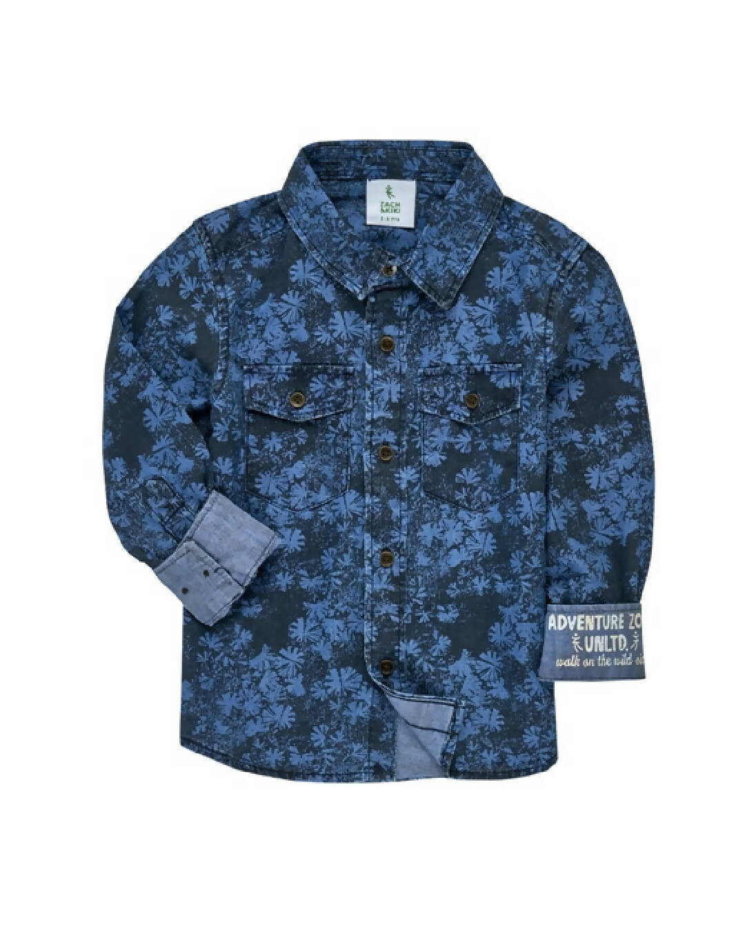 Denim Abstract print shirt