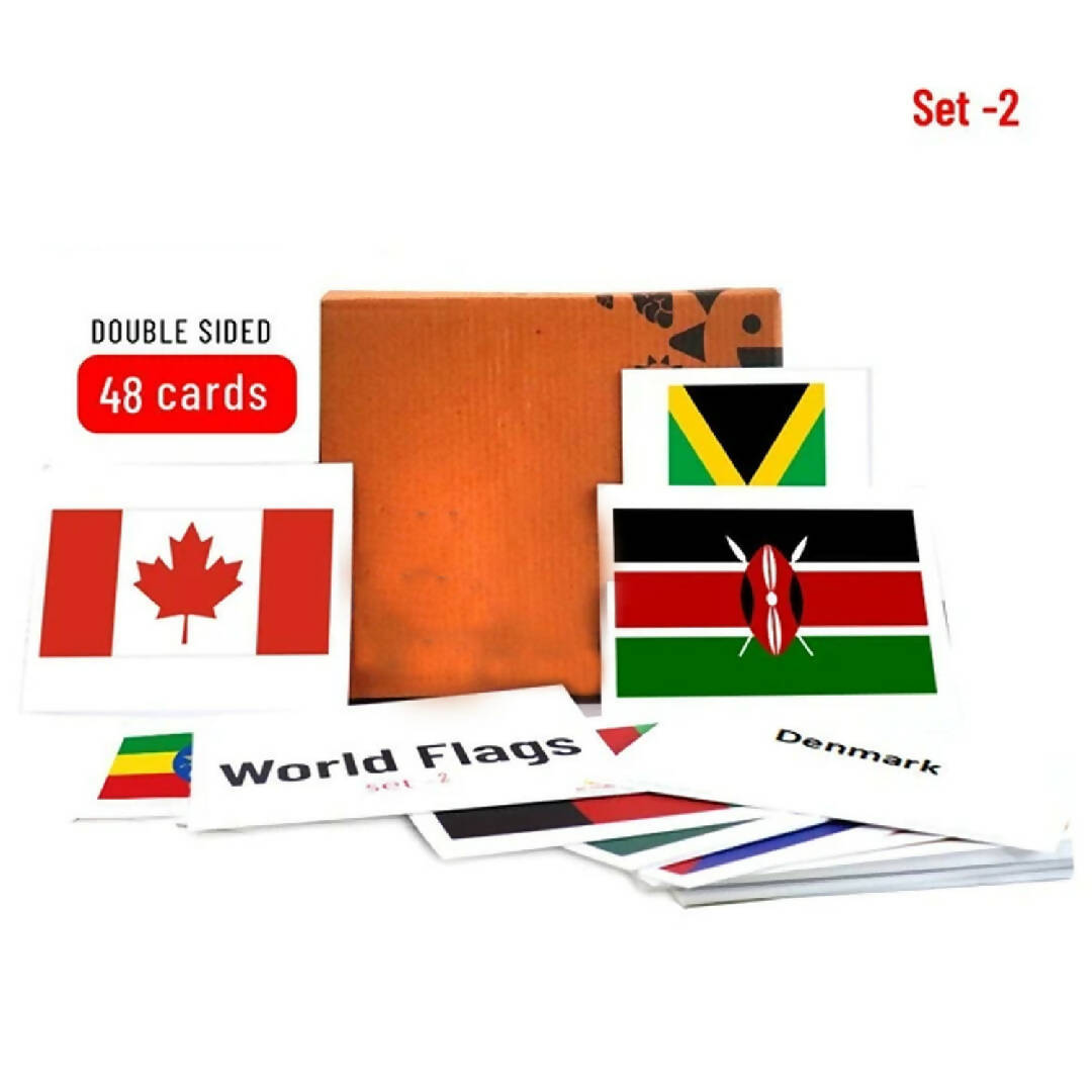 World Flags Flash Cards - Set 2